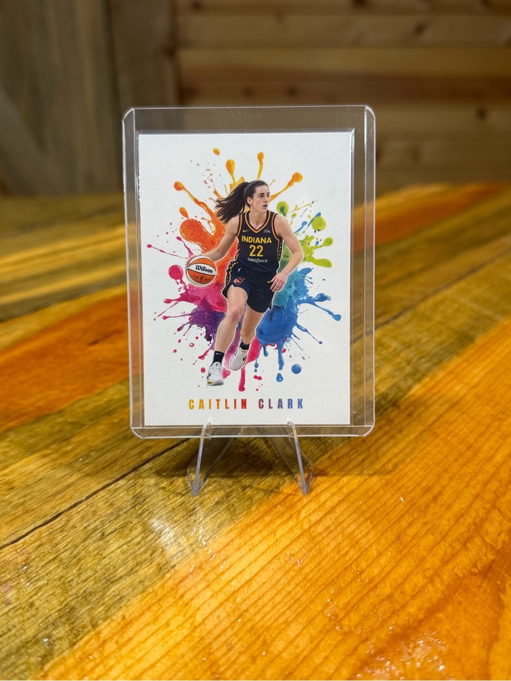 Caitlin Clark Indiana Fever Custom Basketball Trading Card